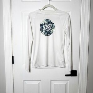 Columbia Women's PFG Medallion Tidal Long Sleeve Sun Protection Shirt Tee S/P